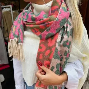 Groen roze panter sjaal